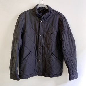 J.Crew Men’s Quilted Jacket Navy Blue M
